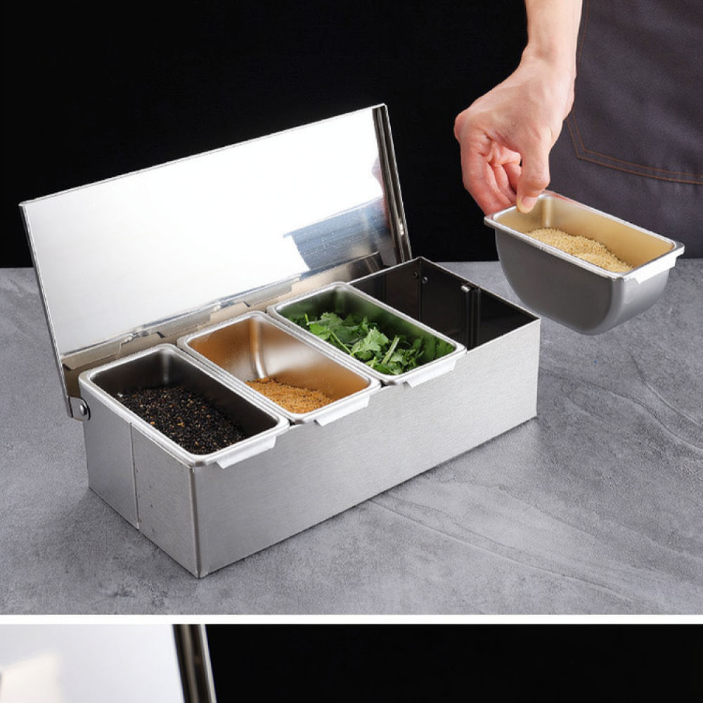 Caja organizadora para especia - Commercial Kitchen Bin reseña y precio