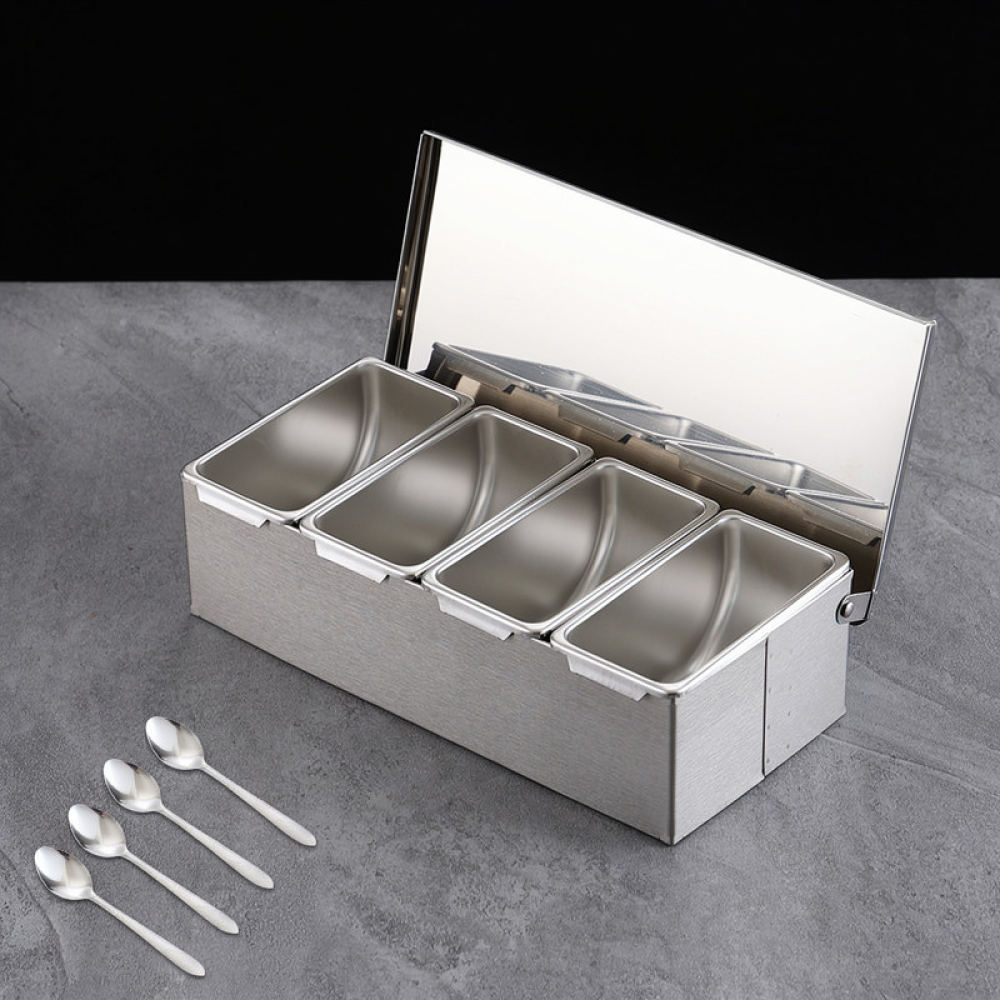 Caja organizadora para especia - Commercial Kitchen Bin reseña y precio