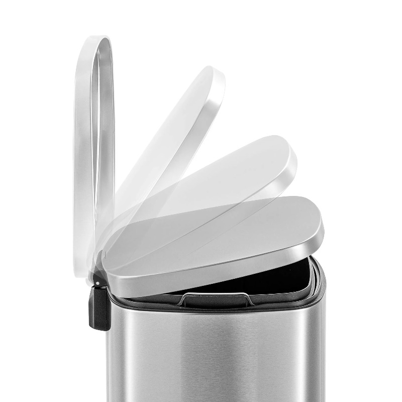 Cubo de basura con tapa suave  - Commercial Kitchen Bin reseña y precio