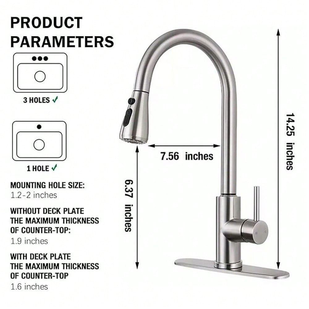 Grifo de cocina con rociador e - Commercial Kitchen And Bar reseña y precio